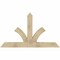 Ekena Millwork Richland Rough Sawn Timber Gable Bracket, Douglas Fir, 72"W x 42"H x 6"D x 6"F, 14/12 Pitch GBW072X42X0606RIC00RDF - alternate 1